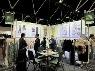 衣料品・繊維アクセサリー博覧会が開幕、初日はVonn Trend Knitting Garment Co. Ltdが来場者を迎える