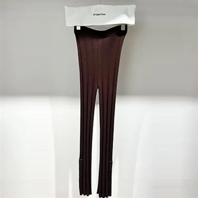 ウール ニット パンツ レディース