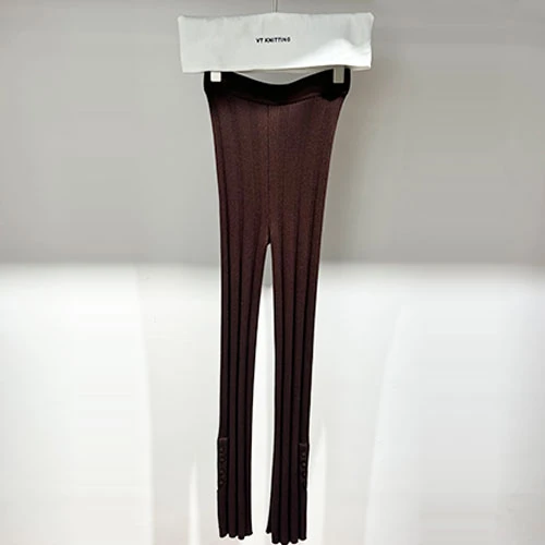 ウール ニット パンツ レディース