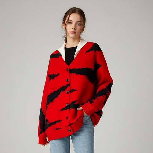 Wool Red Sweater