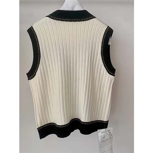 Wool V Neck Vest high quality